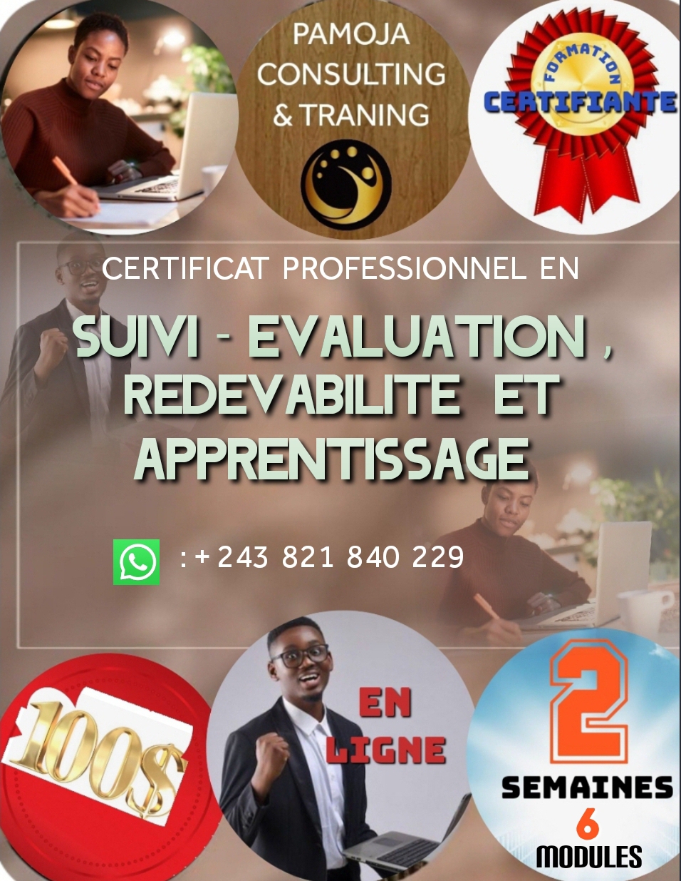 Formation en Suivi, Évaluation, Redevabilité et Apprentissage (MEAL)