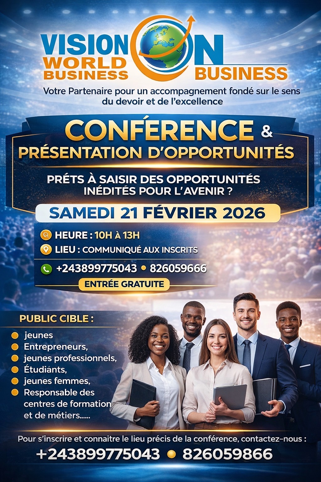 Conférence et présentation des opportunités